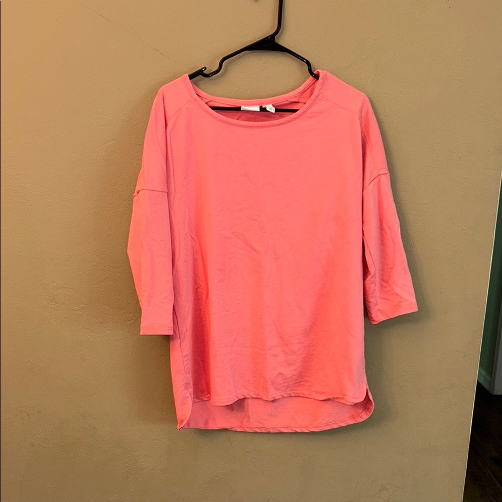 Chico's Vibrant Pink Long Sleeve Top